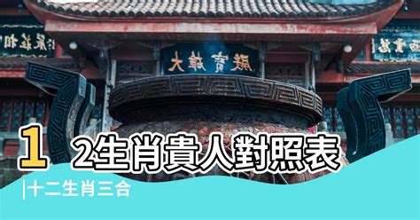 生肖配對三合|何謂三合六合？12生肖貴人對照表 (圖) 